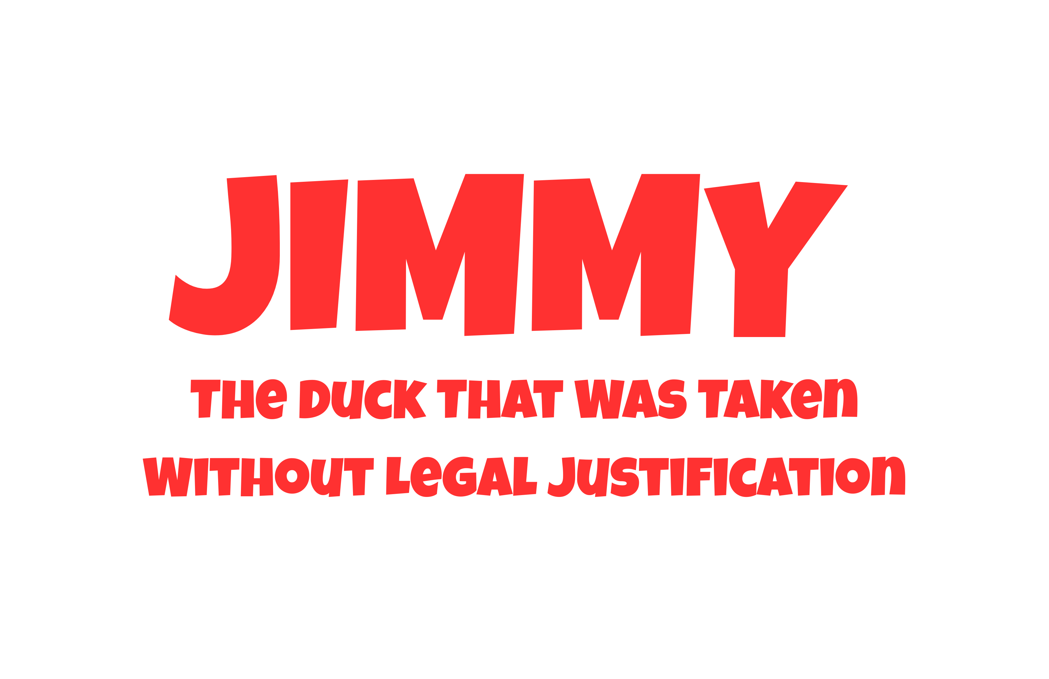 JIMMY - The Duck That Was Taken Without Legal Justification